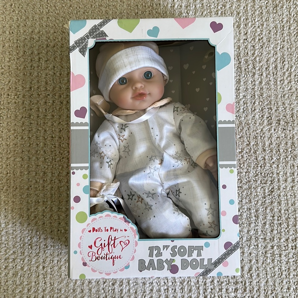 12” Baby Doll—New in Packaging